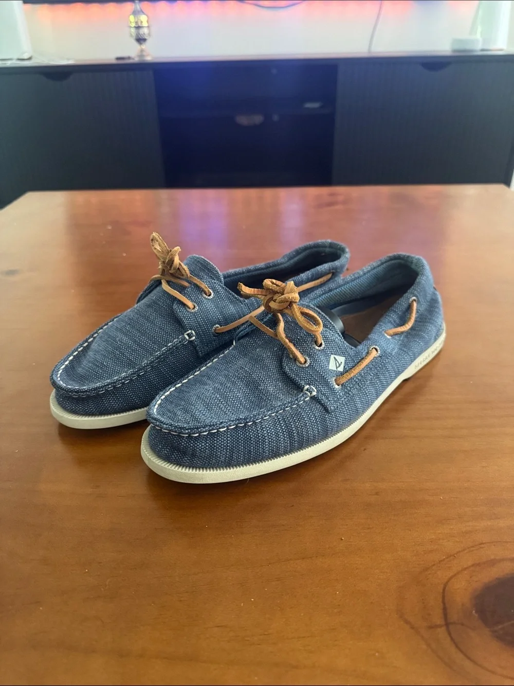 Men’s Baja Canvas Boat Shoes Size 11.5